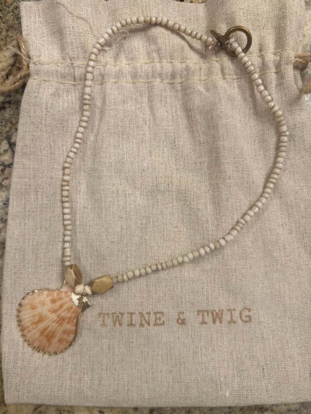 Twine & Twig Classic Shell Necklace
